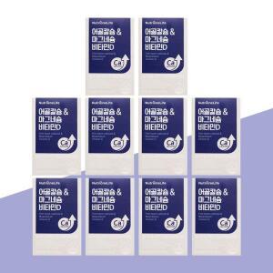 [뉴트리원라이프] 뉴트리원 어골칼슘 마그네슘 비타민D 1000mg x 60정 x 10박스 10개