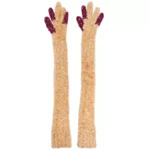 키코 코스타디노브 엑스트라 롱 글리터 니트 장갑 KKWAW22G0148PAILLETTESOPERAGLOVE