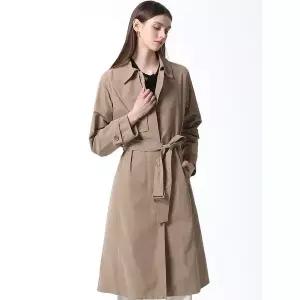 [쉬즈미스]고퀄러티 히든 싱글버튼 맥 트렌치코트  택가격  538000원 _P356445215