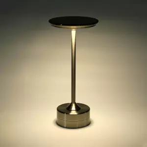 무선 터치 테이블 스탠드 실버 테이블램프 탁상스탠드
