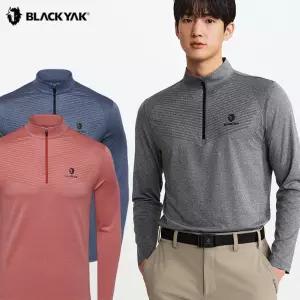 블랙야크 등산복 운동복 상의 빅사이즈 남성 자카드 집업 긴팔티 1BYZTSU004