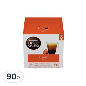 돌체구스토 룽고 카페 탕비실 캡슐커피 6.5g 30P 3개