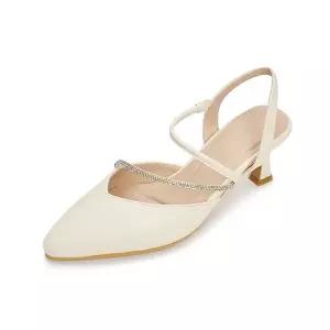 [무크]엠.무크 유나 소가죽 크리스탈 슬링백 아이보리 516523902AQ