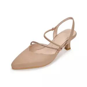 [무크]엠.무크 유나 소가죽 크리스탈 슬링백 베이지 516523902AP