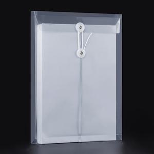 A4 PVC 스트링홀더 서류봉투 파일철 클리어 투명 문서 홀더 화일