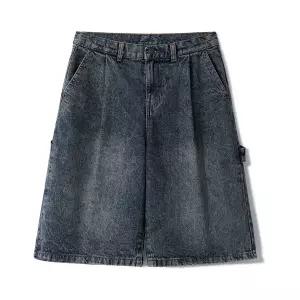 [엠엔씨][MNC] 빅사이즈 핀턱버뮤다 포켓청반바지 (MDSP266WS)