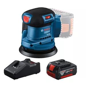 보쉬 GEX185-LI 충전 원형 샌더 18V 5.0Ah 배터리 1개 세트