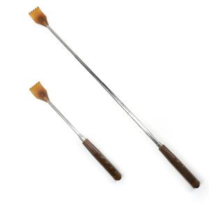 박박손 등긁게 효자손 5단 길이조절 안테나 접이식 마사지볼 휴대용 등긁개