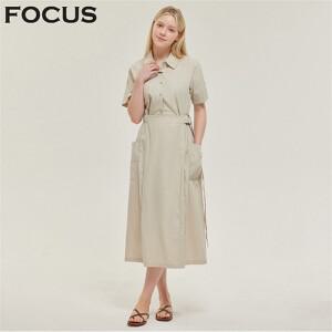 [포커스] 벨트 셔츠 롱 원피스_VF5M1OP3021