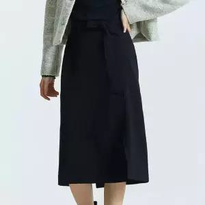 [미쏘] 절개 디테일 롱스커트 (MIWWHC112G-T)