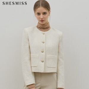 (SHESMISS)] 기품있는 솔리드 트위드 재킷 (택가격  468000원)