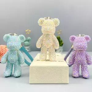 DIY 보석십자수 비즈 곰돌이 키링 만들기 8종