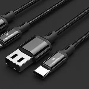 고속 충전 케이블 메탈 C핀 3M/USB/USB선/휴대폰/컴퓨터/커넥터/연결선/연결/스마트폰/연결잭/젠더/PC