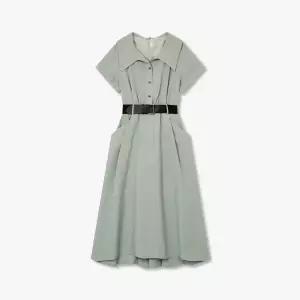 [롯데백화점]보브 벨티드 밴딩 폴리 셔츠 원피스 7195237100