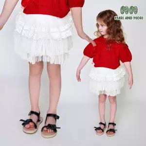 [보리보리/월튼키즈]캉캉샤레이스스커트(속바지내장)