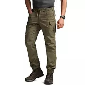 [테슬라]CQR 스쿼드 스판 아웃도어 립스탑  카고 조거 팬츠