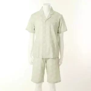 [비너스](센텀시티점)시원하게 착용하기 좋은 면 100%도비 소재 여름 남성 상하 파자마 세트(VPA4524M)