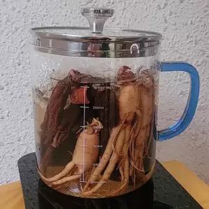 국내최초 인덕션 가스렌지 겸용 도도 약탕기 더존쿡 유리주전자 통유리 2.5L 국산 차탕기 인삼 홍삼 대추 상황 영지버섯 쌍화차 십전대보