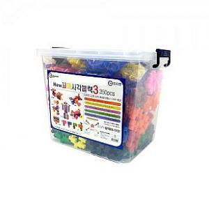 [블럭완구]뉴꼬마사각블럭3(350PCS/케이스포함)