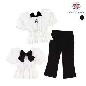 [보리보리/월튼키즈]코코플라워블랙리본상하복