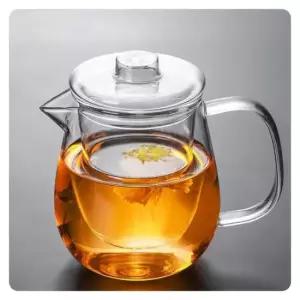 내열유리 로하티 600ml 차포트 내열 허브앤미 유리