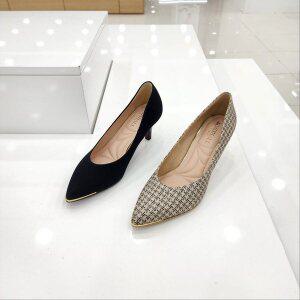 [탠디]by미셸 120040 원단소재 골드피싱 6m굽 여성 펌프스 구두 cc1_CC