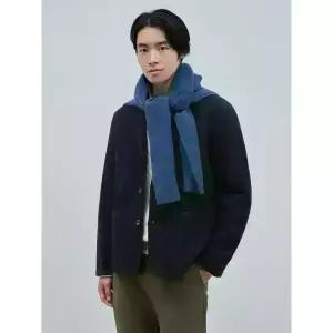 [빈폴] 컴포트 울 자켓형 카디건 - 네이비 (BC4X41C26R)