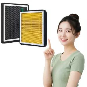 기아 스포티지 NQ5 자동차 차량용 프리미엄 활성탄 헤파필터 에어컨필터