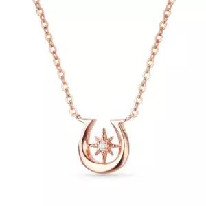 14k 폴라리스 말굽 목걸이