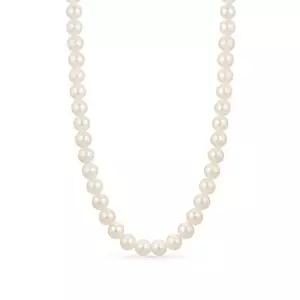 14k 베이직 담수진주 비드 목걸이5.5mm_기본장식