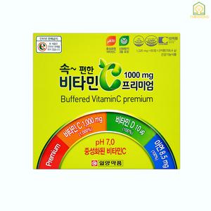 [정품] 일양약품 속편한 비타민C 프리미엄1000mg 120정(4개월분)