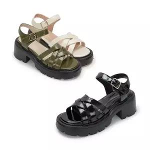 [무크] 여화 우마 청키 캐쥬얼 샌들 3colors