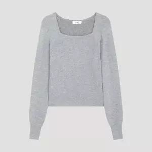 [롯데백화점]리스트 스퀘어넥 레글런 슬리브 니트(TSKPOP52040)