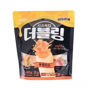 진주햄 천하장사 더블링 뿌링치즈 400g