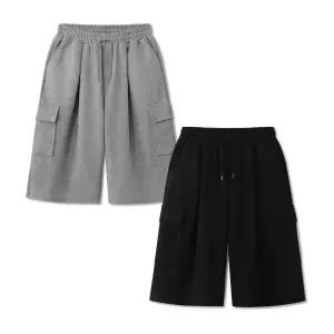 [엠엔씨][MNC] [2장묶음] 7부 핀턱카고 반바지 (MDSP305JL)