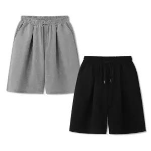 [엠엔씨][MNC] [2장묶음] 6부버뮤다 핀턱 반바지 (MDSP303JL)