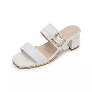 [무크]엠.무크 실비 드레스 뮬 화이트 516523911ZY