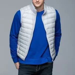 [하프클럽/]남성용 2컬러 경량패딩조끼 아웃도어베스트