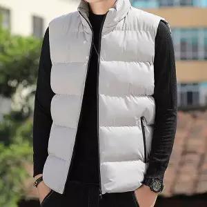 [하프클럽/]겨울 베스트 20대 남자 패딩 조끼 의류 상의 아우터