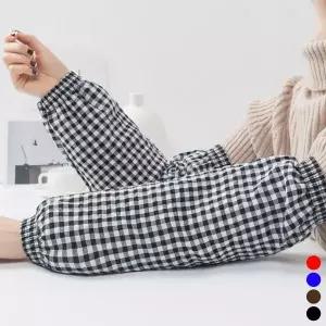 [하프클럽/]체크 코튼 작업 팔토시 LM-0331