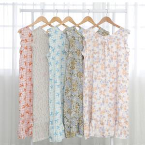 여성여름잠옷 원피스잠옷 인견 민소매파자마 홈웨어원피스 임산부