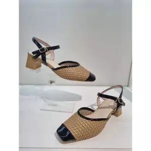 [하프클럽/에스콰이아]MARIO여성 세미정장 샌들 굽5센치 EQEMST698