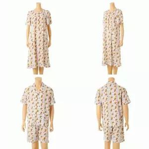 [솔브](정상) 커플잠옷 원피스잠옷 실내복 잠옷 홈웨어 파자마 여름잠옷_C SPA2503M_SGN2503_2C_C