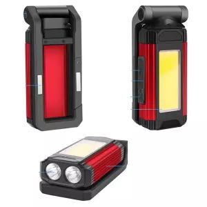 충전식 LED 작업등 강력 자석 접이식 손전등 랜턴/렌턴/충전/후레쉬/초강력/캠핑/휴대용/전등/미니/캠핑용