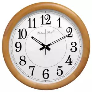 PM1072 대형 원목 브라운 원형 벽시계 50cm 제조한국/시계/벽시계/가정용/거실/인테리어/교실/무소음