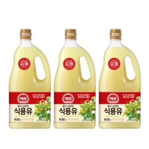 사조해표 콩기름 1.8L x 3병
