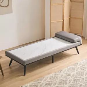 샘스톤 스티레토 비앙코카라라 1인용 돌침대 RV002