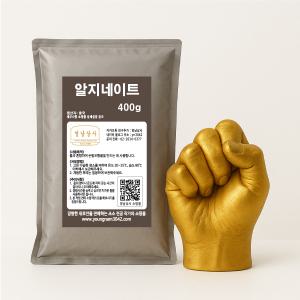 알지네이트 400g+손발조형물 설명서/손석고 손발도장 영남상사