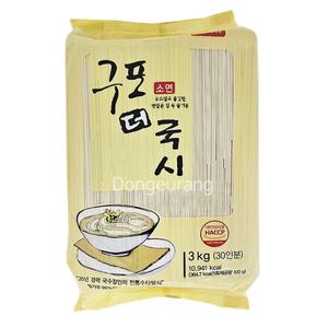 새한식품 구포 더 국시 소면 3kg 국수