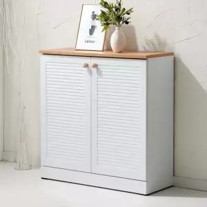 파로마 솔트 화이트 갤러리 800 소형 신발장 mct150